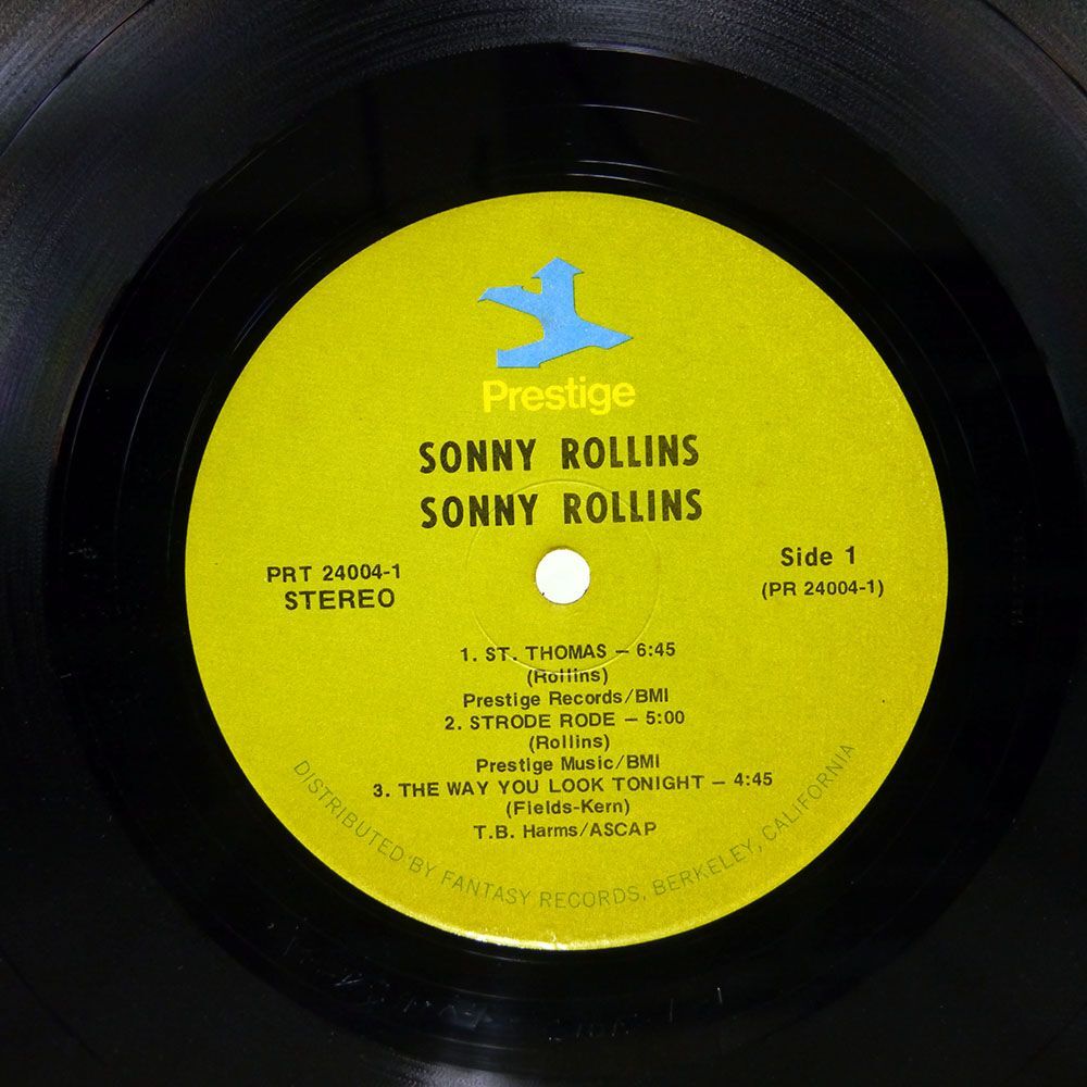 米 SONNY ROLLINS/SAME/PRESTIGE PR24004 LP_画像2