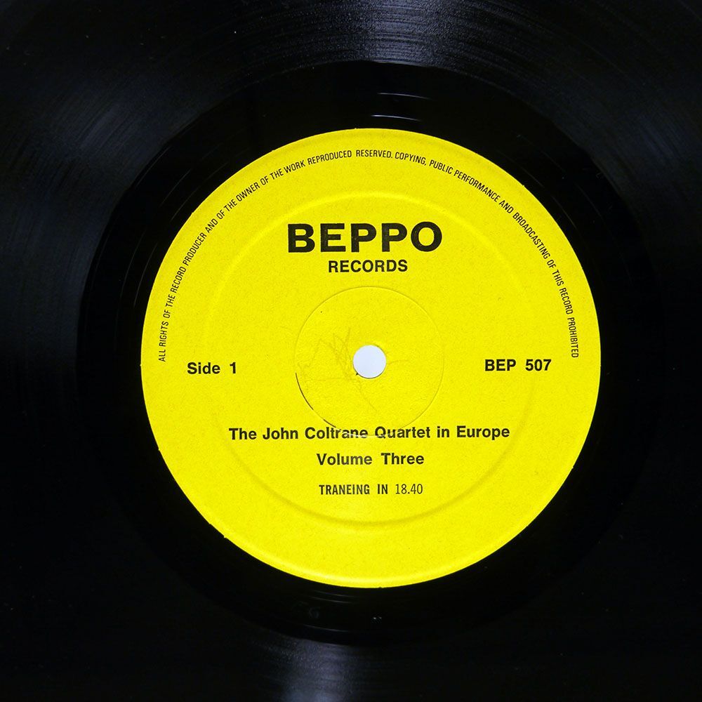 英 JOHN COLTRANE/LIVE IN EUROPE VOLUME 3/BEPPO BEP507 LP_画像2