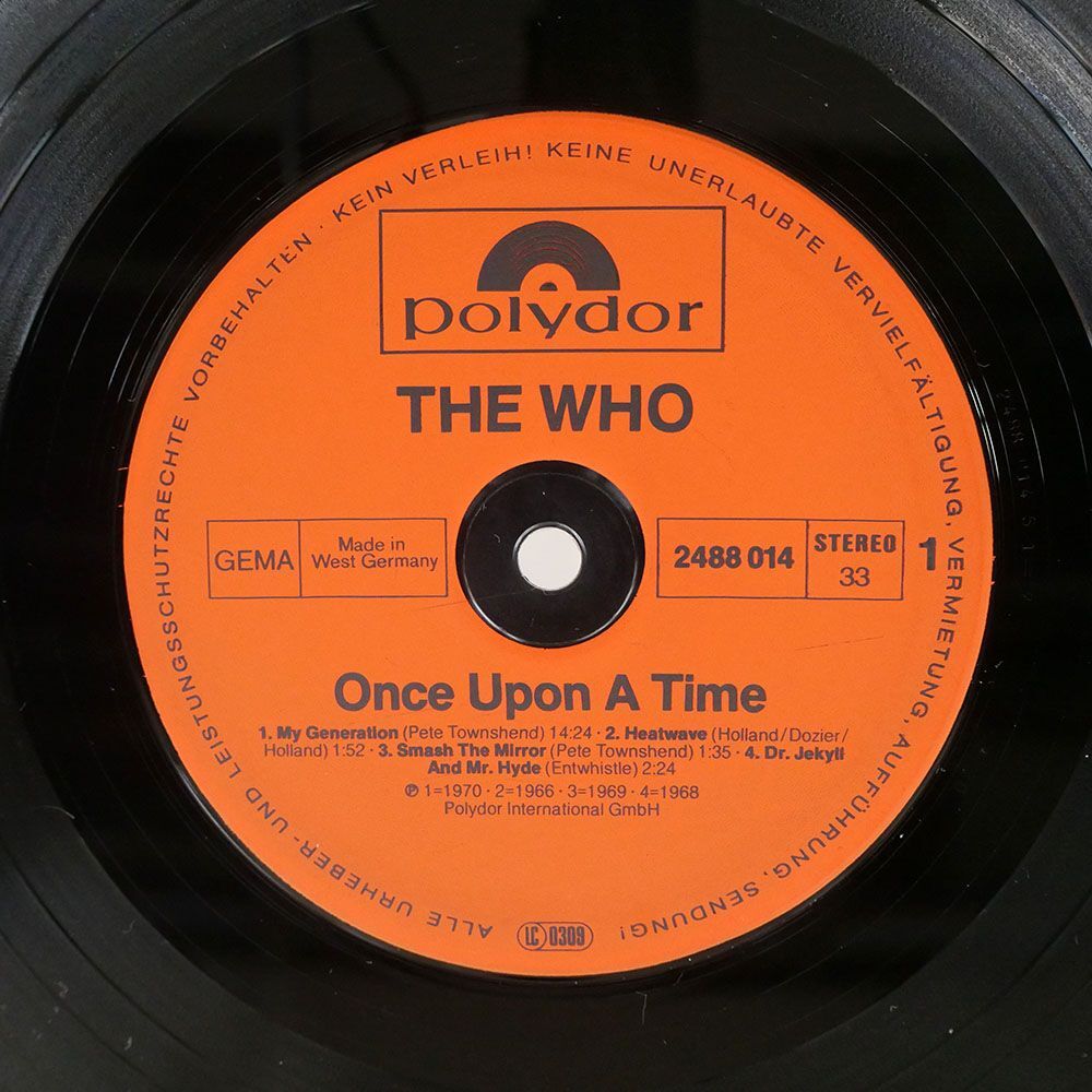 THE WHO/ONCE UPON A TIME/POLYDOR 2664435 LP_画像2