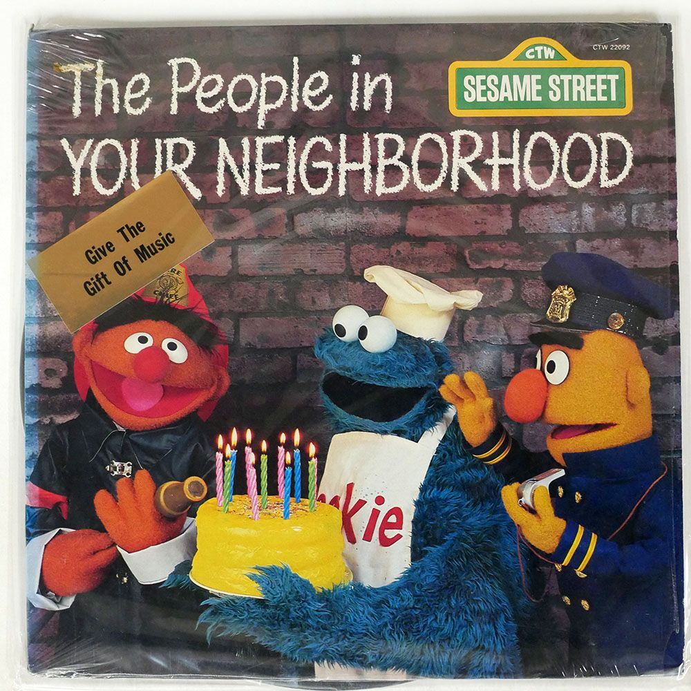 米 SESAME STREET/PEOPLE IN YOUR NEIGHBORHOOD/CHILDREN’S TELEVISION WORKSHOP CTW22092 LP_画像1