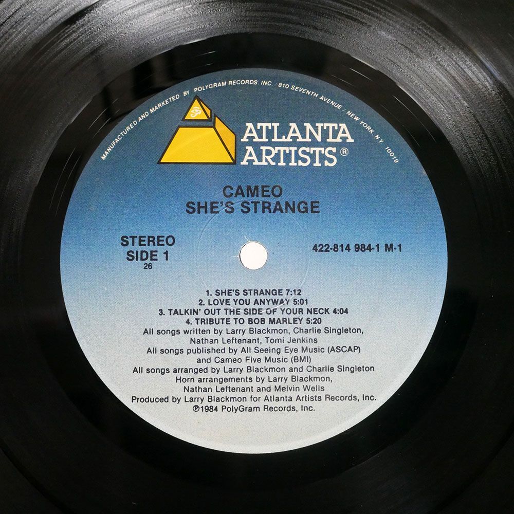 米 CAMEO/SHE’S STRANGE/ATLANTA ARTISTS 4228149841 LP_画像2