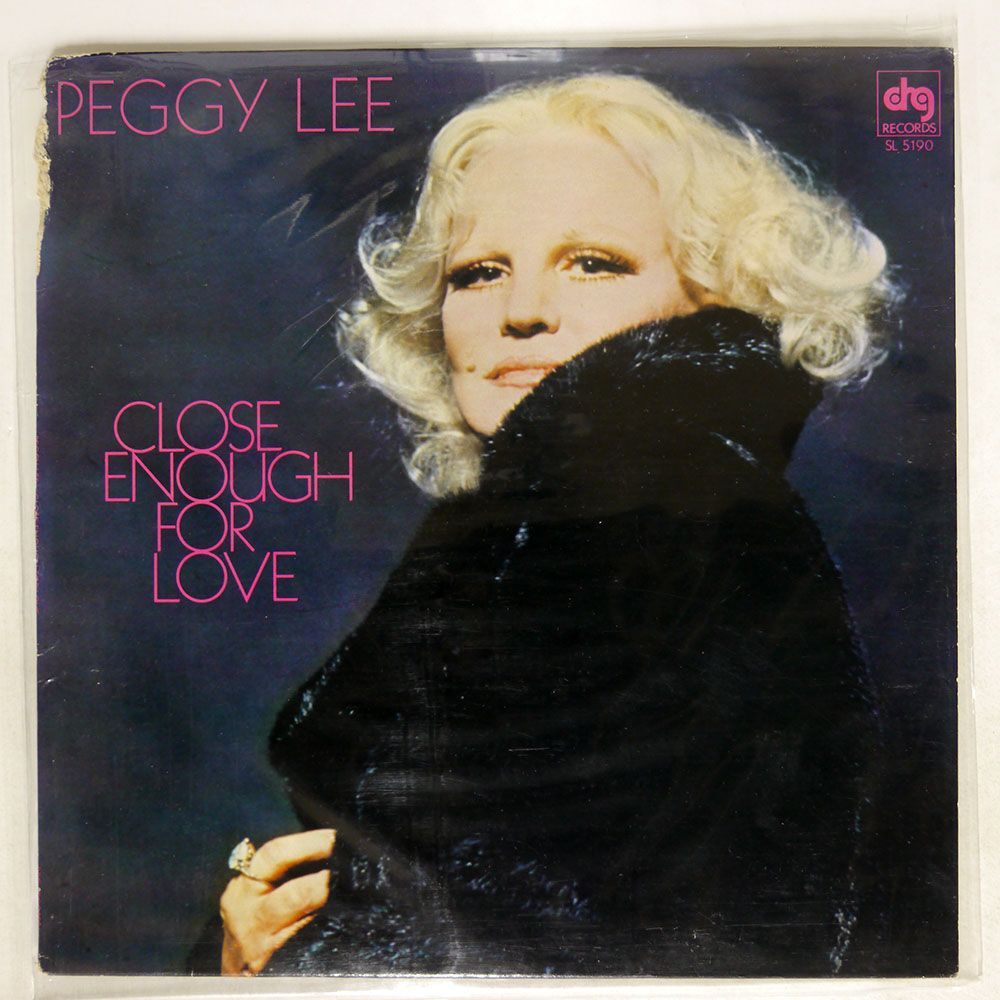 PEGGY LEE/CLOSE ENOUGH FOR LOVE/DRG SL5190 LP_画像1