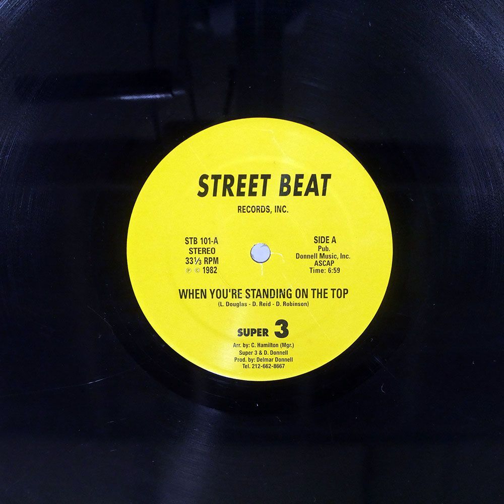 SUPER 3/WHEN YOU’RE STANDING ON THE TOP/STREET BEAT RECORDS INC. STB101 12_画像1