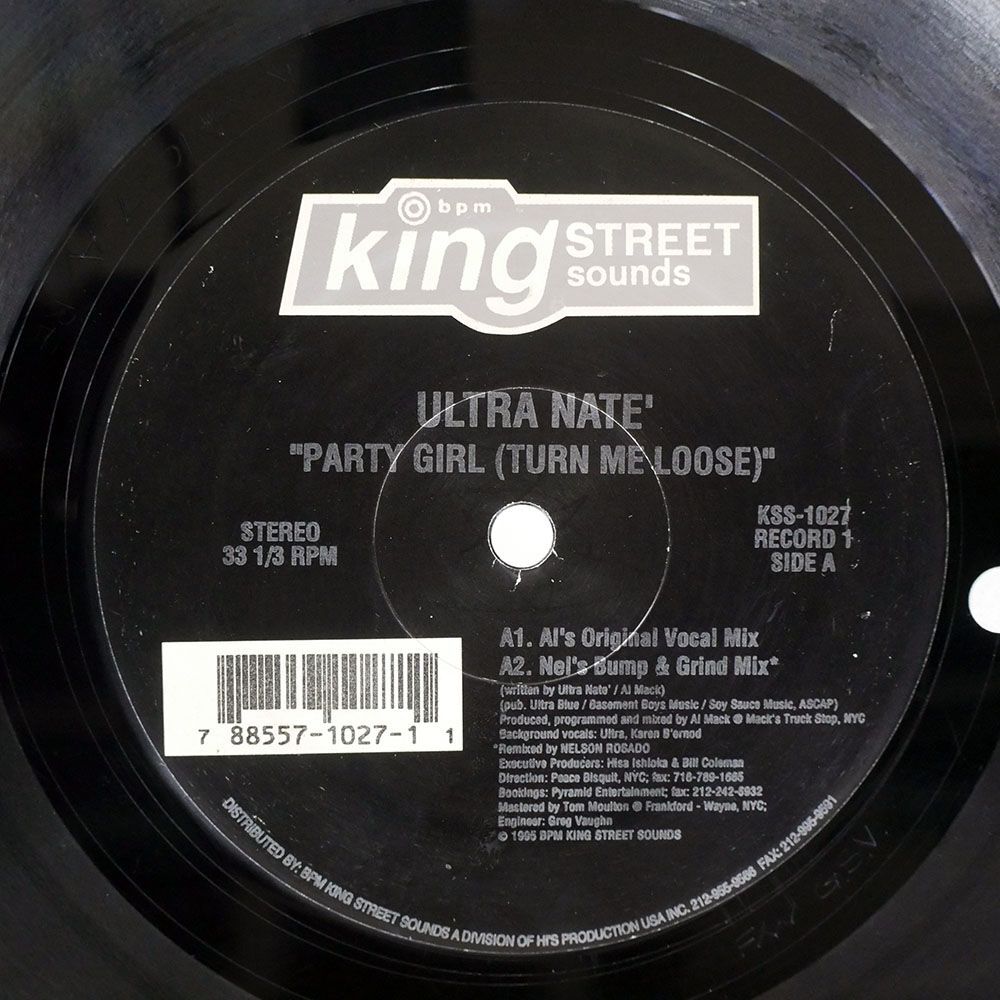 ULTRA NAT/PARTY GIRL (TURN ME LOOSE)/KING STREET SOUNDS KSS1027 12_画像2