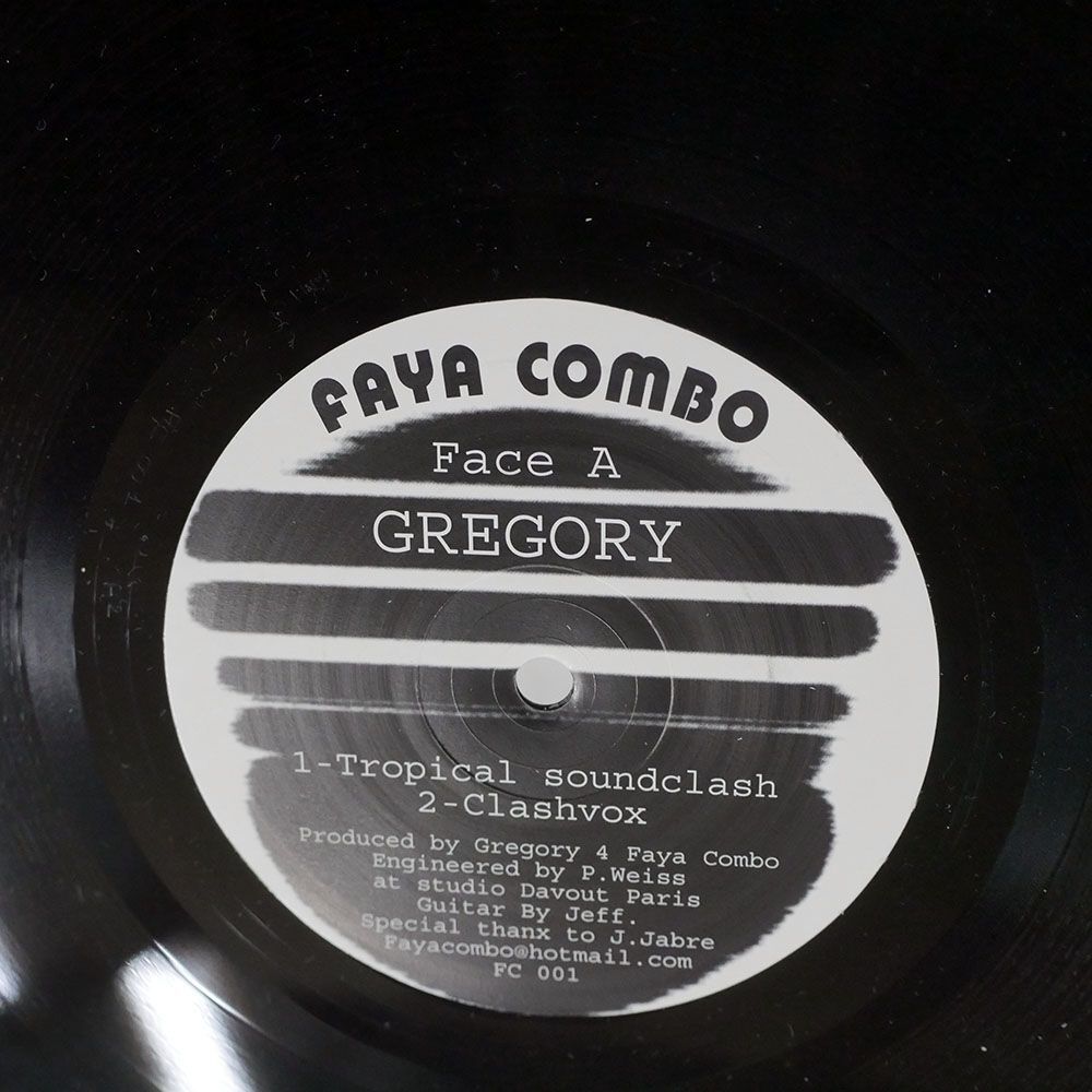 DJ GREGORY/TROPICAL SOUNDCLASH/FAYA COMBO FC001 12_画像2