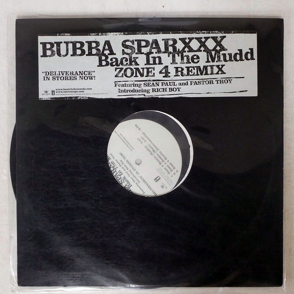 BUBBA SPARXXX/BACK IN THE MUD (ZONE 4 REMIX)/INTERSCOPE INTR111091 12の画像1