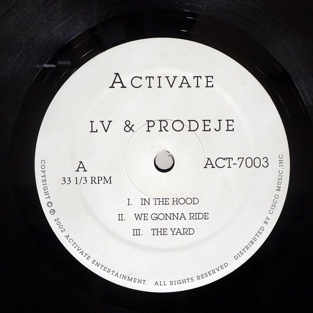 LV/IN THE HOOD/ACTIVATE ENTERTAINMENT ACT7003 12の画像1