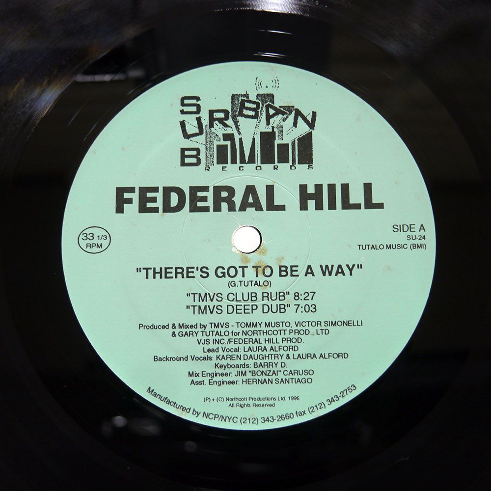 FEDERAL HILL/THERE’S GOT TO BE A WAY/SUBURBAN SU24 12_画像1