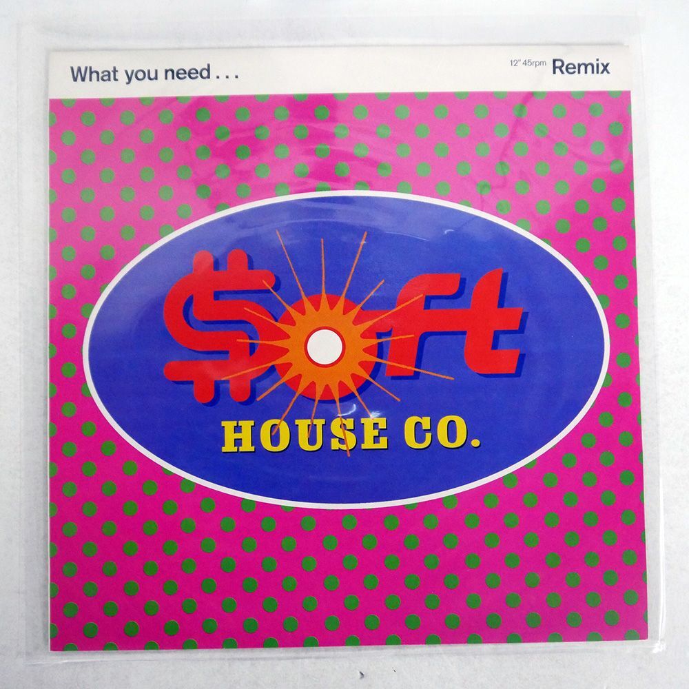 SOFT HOUSE COMPANY/WHAT YOU NEED (REMIX)/GLOBAL VILLAGE NORXR2 12_画像1