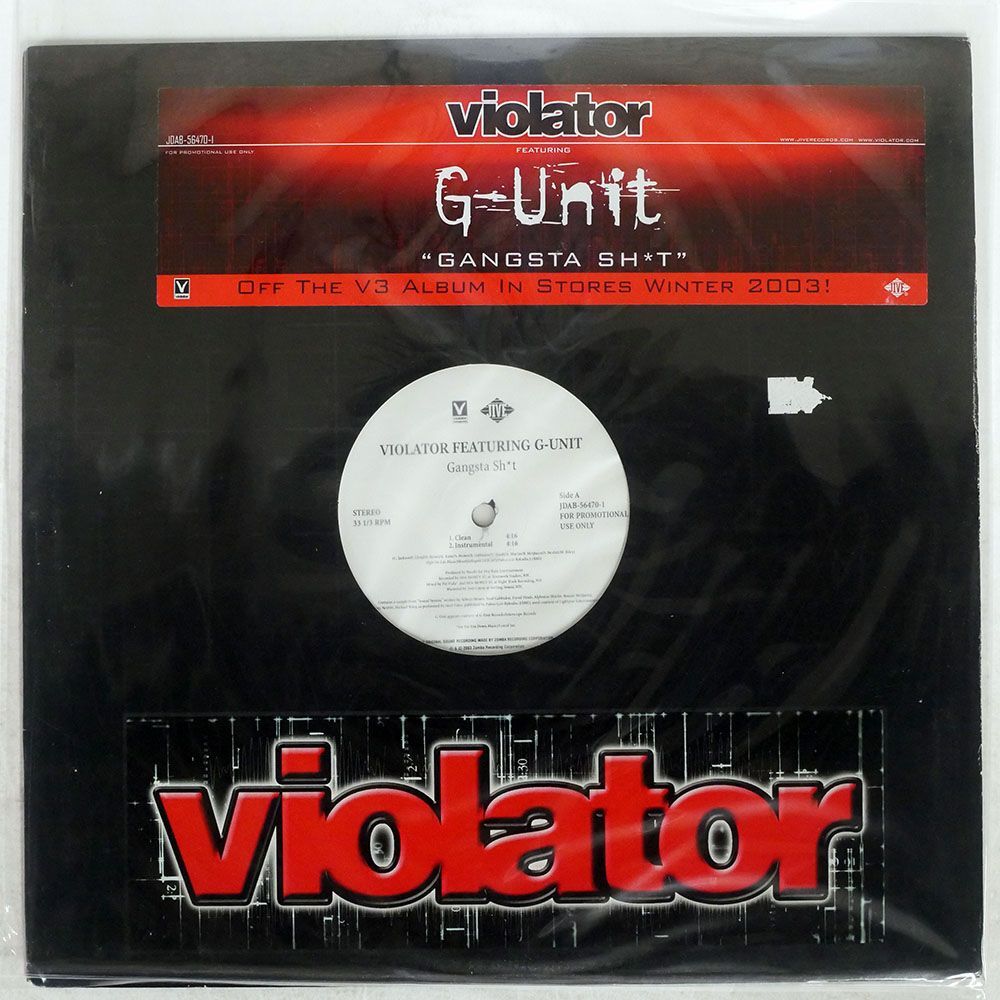 VIOLATOR/GANGSTA SH:T/VIOLATOR JDAB564701 12の画像1