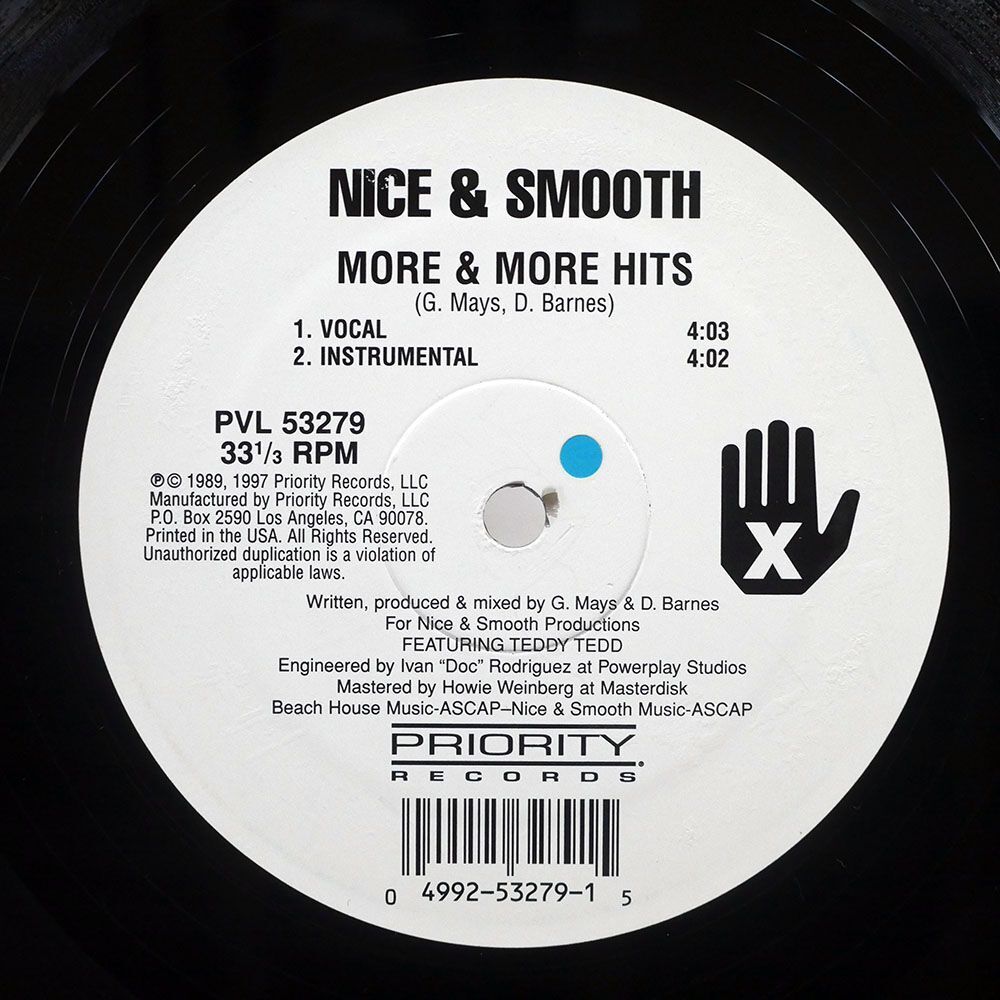 NICE & SMOOTH/MORE & MORE HITS/PRIORITY PVL53279 12_画像2