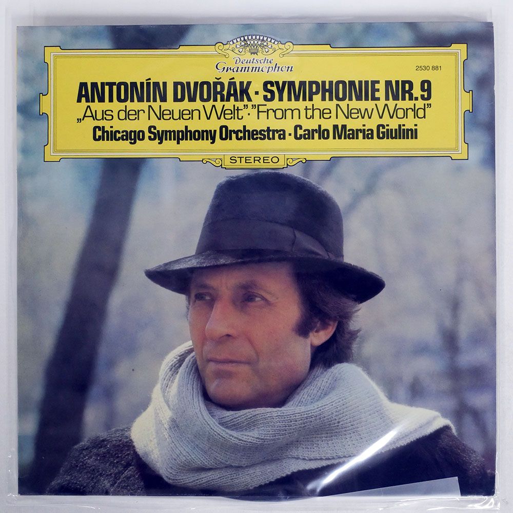 独 CARLO MARIA GIULINI/DVORAK:SYMPHONIE NR.9 "AUS DER NEUEN WELT" "FROM THE NEW WORLD"/DG 2530881 LP_画像1