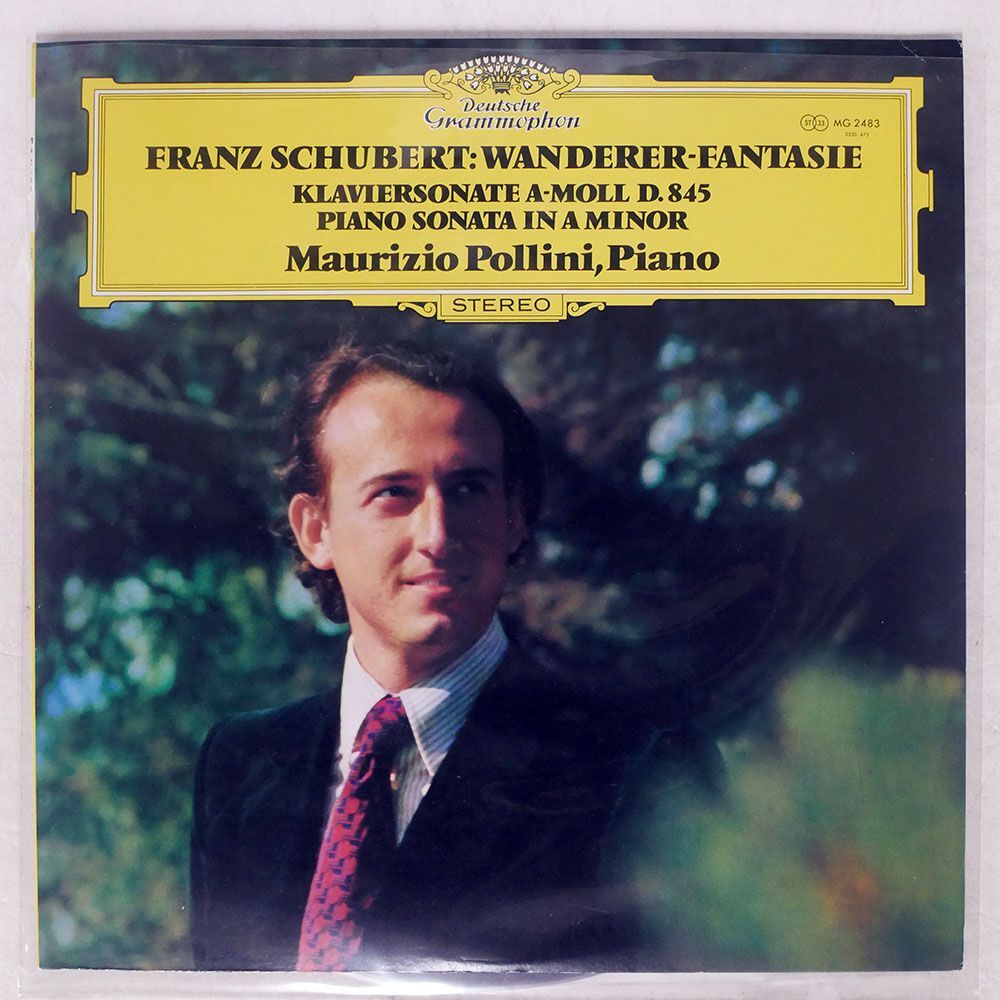 POLLINI/SCHUBERT: WANDERER-FANTASIE/GRAMOPHONE RECORD MG2483 LP_画像1