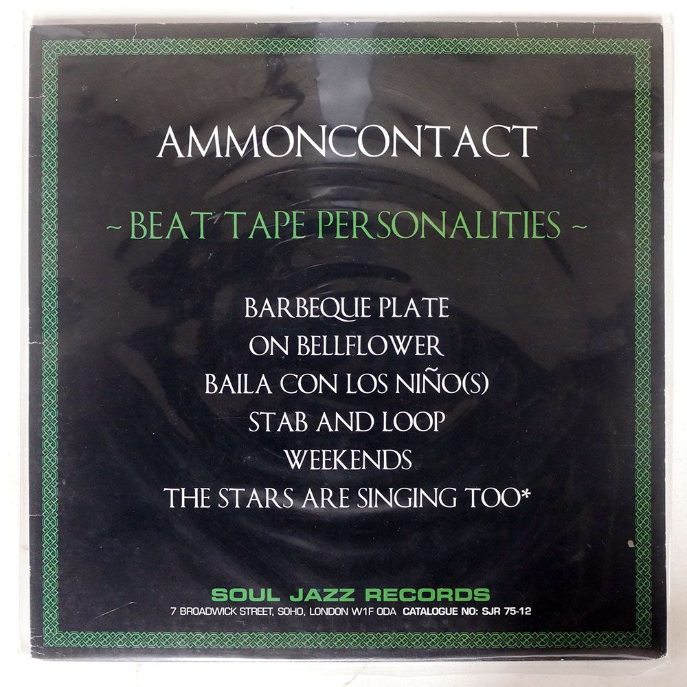 英 AMMONCONTACT/BEAT TAPE PERSONALITIES EP/SOUL JAZZ RECORDS SJR7512 LP_画像1