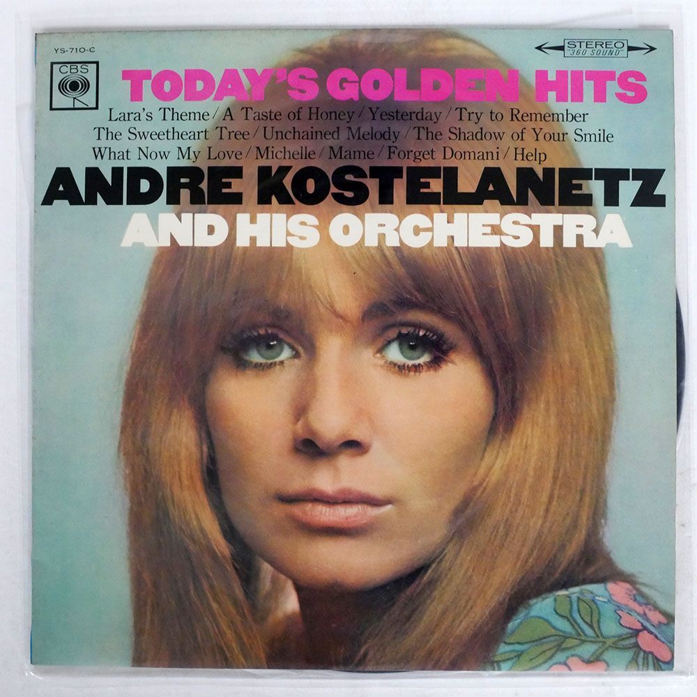 ANDRE KOSTELANETZ AND HIS ORCHESTRA/TODAY’S GOLDEN HITS/CBS YS-710-C LP_画像1