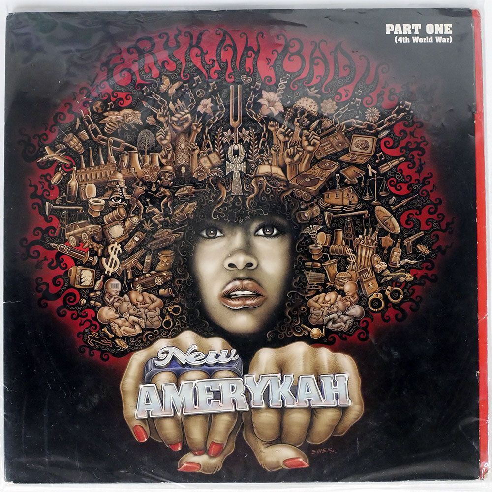 米 ERYKAH BADU/NEW AMERYKAH: PART ONE (4TH WORLD WAR)/UNIVERSAL MOTOWN B001080001 LPの画像1