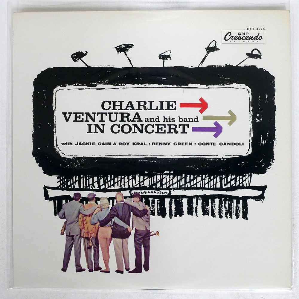 CHARLIE VENTURA AND HIS ORCHESTRA/CHARLIE VENTURA AND HIS BAND IN CONCERT/GNP CRESCENDO GXC3127 LPの画像1