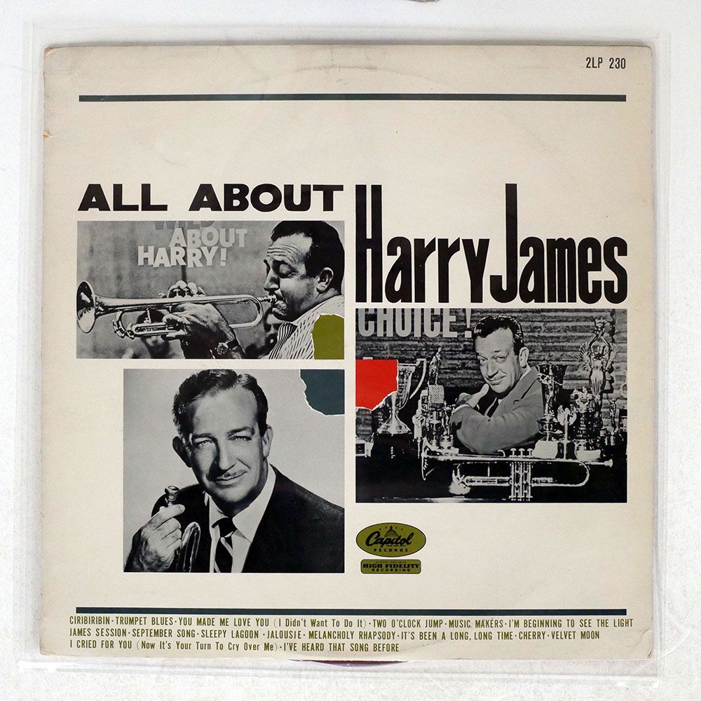 赤盤 HARRY JAMES/ALL ABOUT/CAPITAL 2LP230 LP_画像1