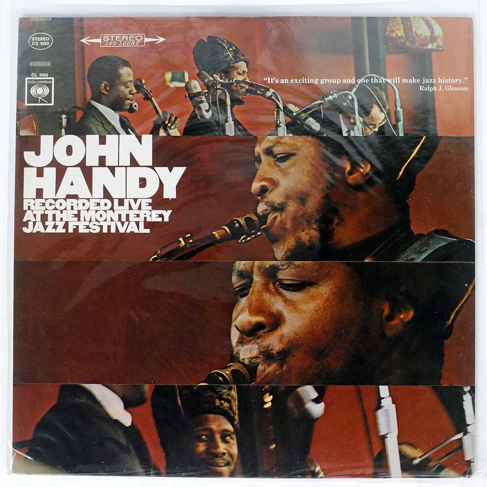 米 ORIGINAL JOHN HANDY/RECORDED LIVE AT THE MONTEREY JAZZ FESTIVAL/COLUMBIA CS9262 LP_画像1