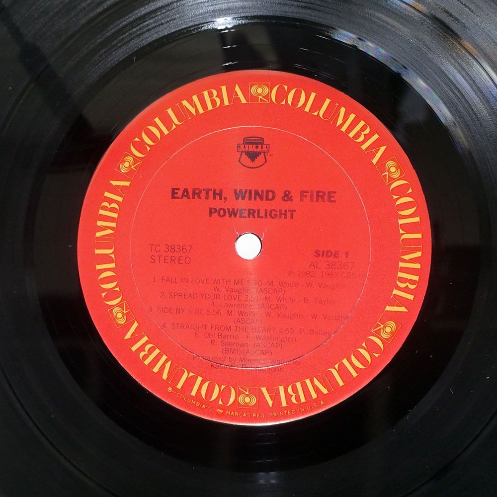 米 EARTH WIND & FIRE/POWERLIGHT/COLUMBIA TC38367 LPの画像2