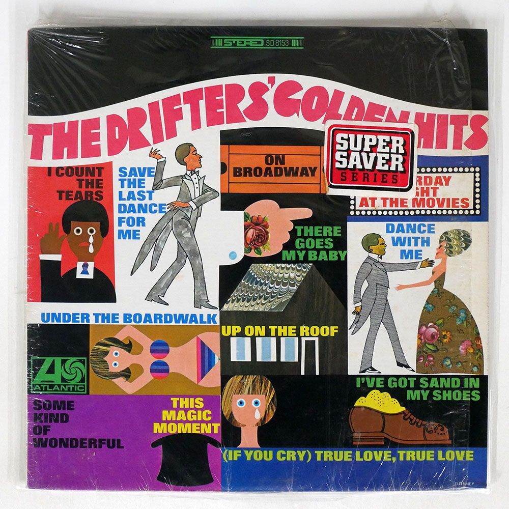 米 DRIFTERS/GOLDEN HITS/ATLANTIC SD8153 LP_画像1