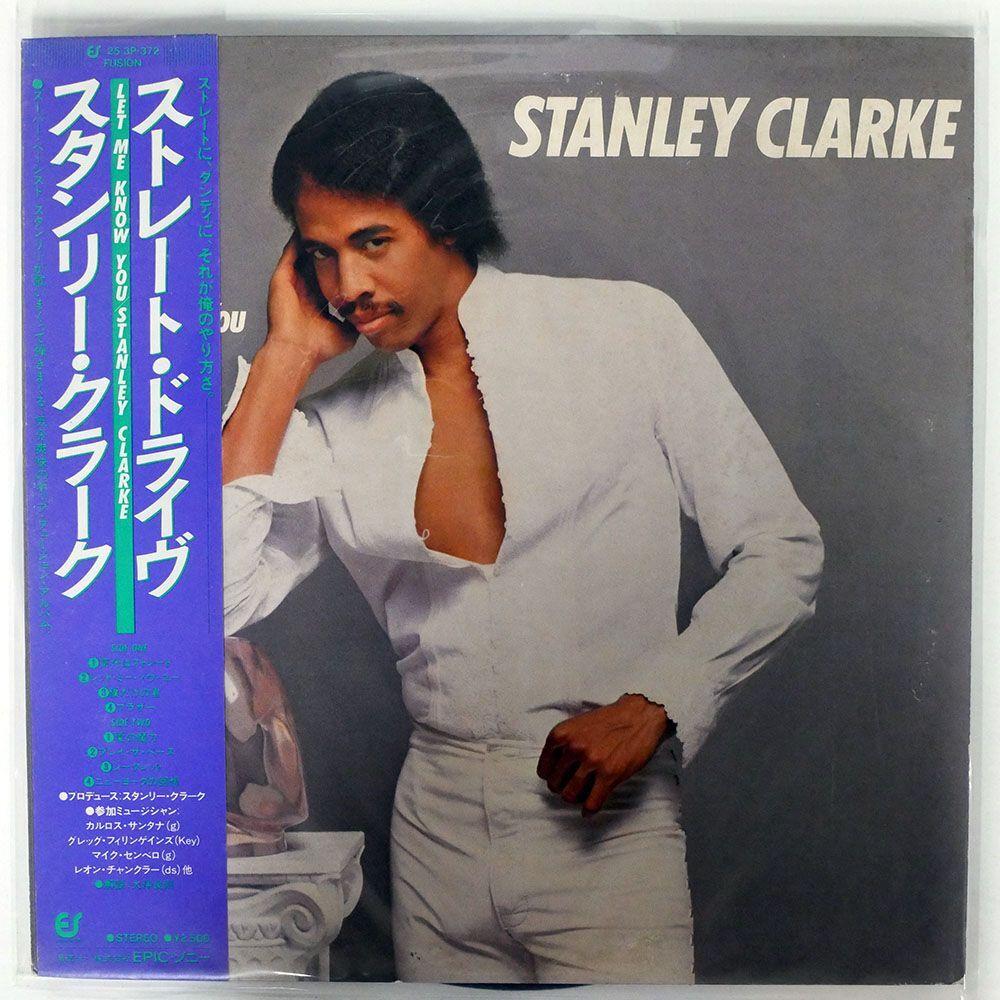  obi attaching STANLEY CLARKE/LET ME KNOW YOU/EPIC 253P372 LP
