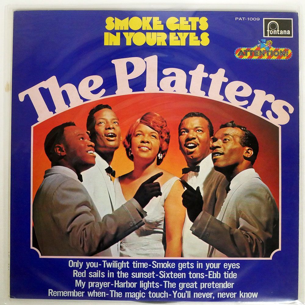 PLATTERS/SMOKE GETS IN YOUR EYES/FONTANA PAT1009 LP_画像1