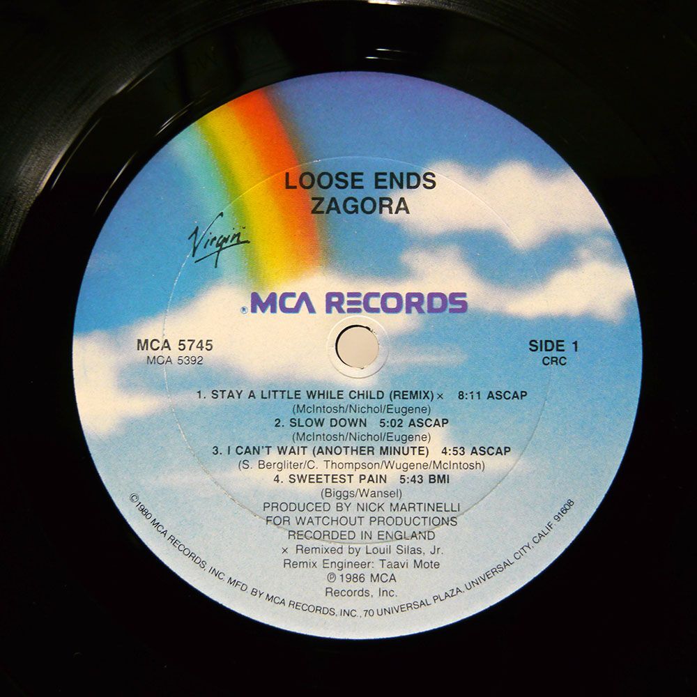 米 LOOSE ENDS/ZAGORA/MCA MCA5745 LPの画像2