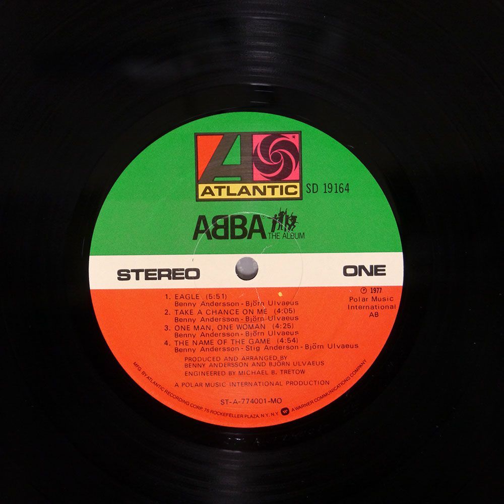 米 ABBA/ALBUM/ATLANTIC SD19164 LPの画像2