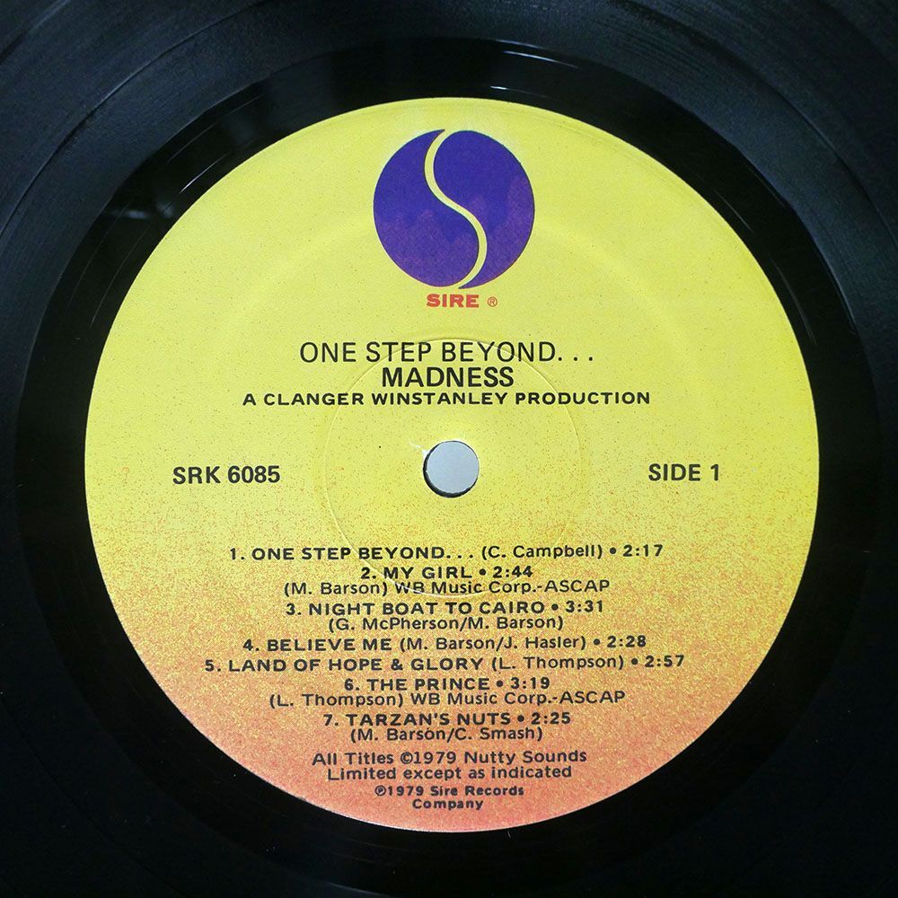 米 MADNESS/ONE STEP BEYOND/SIRE SRK6085 LP_画像2
