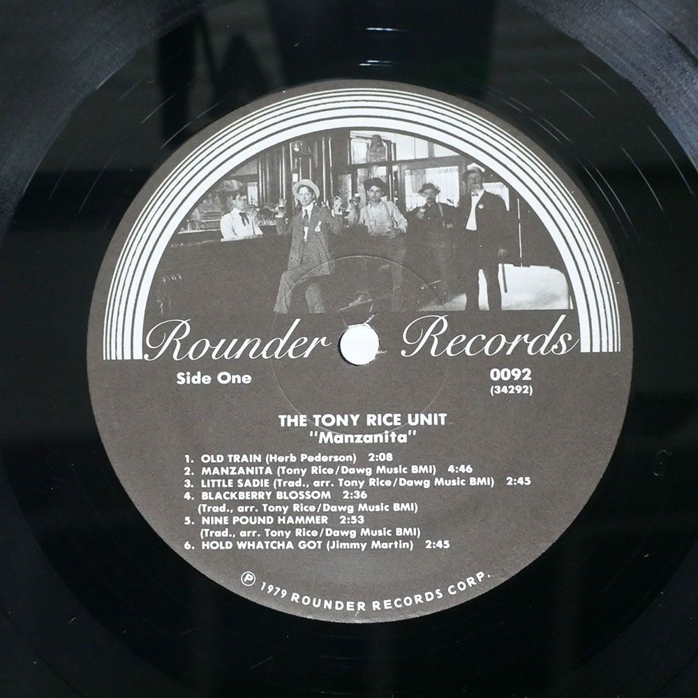 米 TONY RICE UNIT/MANZANITA/ROUNDER 0092 LPの画像2
