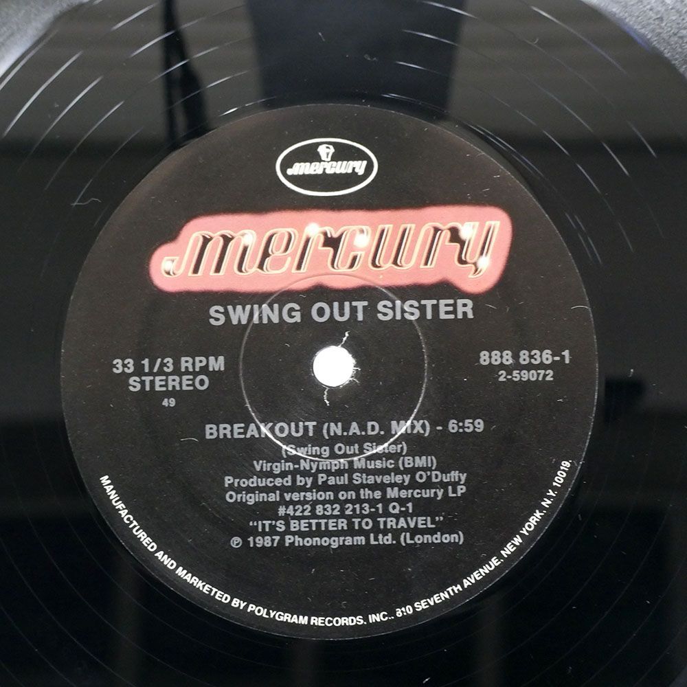 米 SWING OUT SISTER/BREAKOUT/MERCURY 8888361 12_画像2