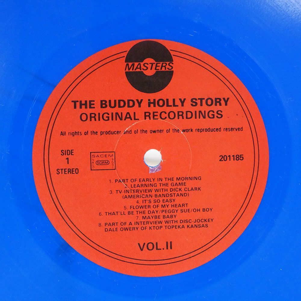 米 BUDDY HOLLY/STORY (ORIGINAL RECORDINGS) VOL. II/MASTERS 201185 LP_画像2