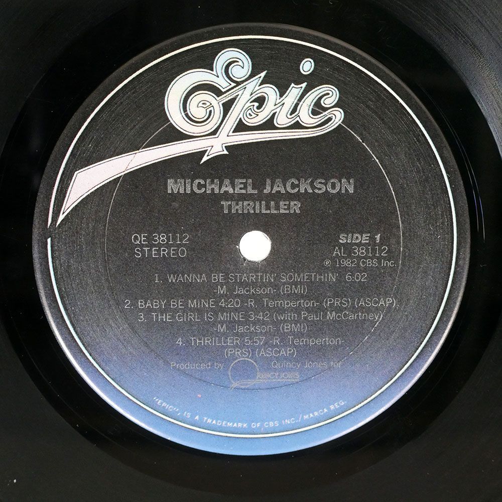 米 MICHAEL JACKSON/THRILLER/EPIC QE38112 LP_画像2