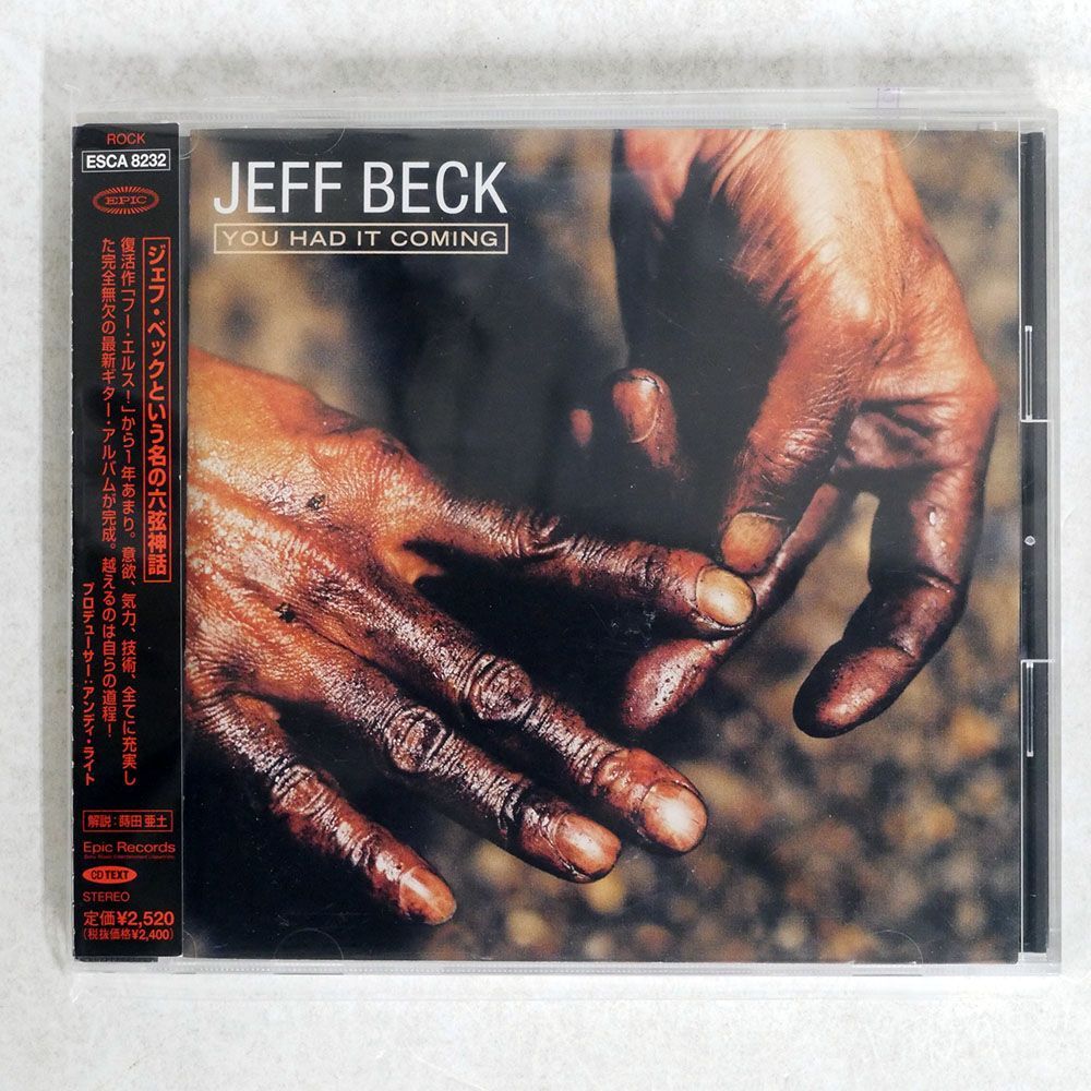 JEFF BECK/YOU HAD IT COMING/EPIC ESCA8232 CD □_画像1