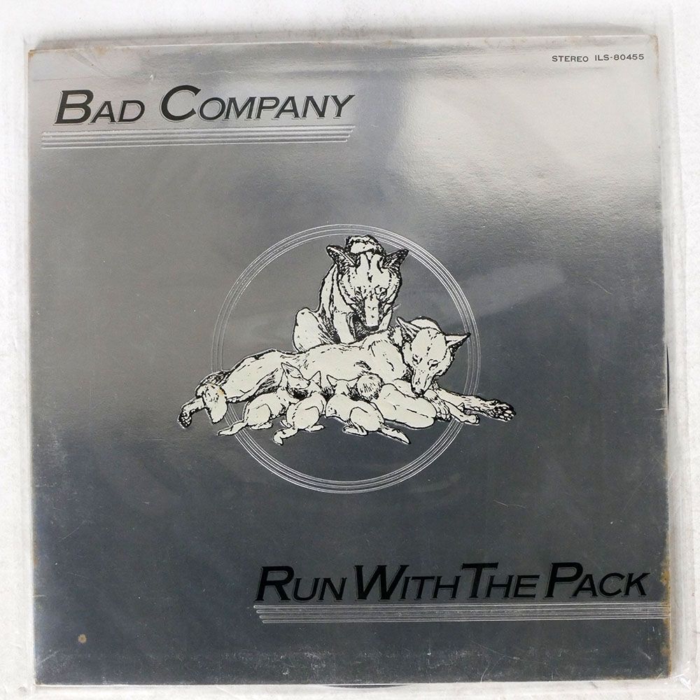 BAD COMPANY/RUN WITH THE PACK/ISLAND ILS80455 LP_画像1