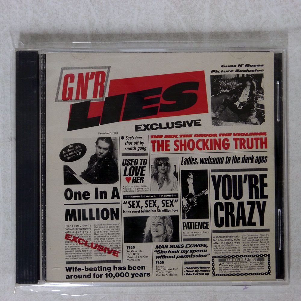 GUNS N’ ROSES/G N’ R LIES/GEFFEN 25P2-2400 CD □の画像1