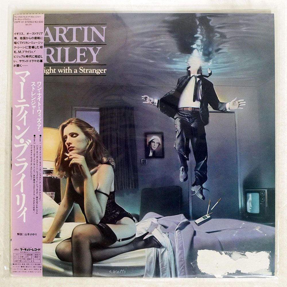 帯付き MARTIN BRILEY/ONE NIGHT WITH A STRANGER/MERCURY 25PP-91 LP_画像1