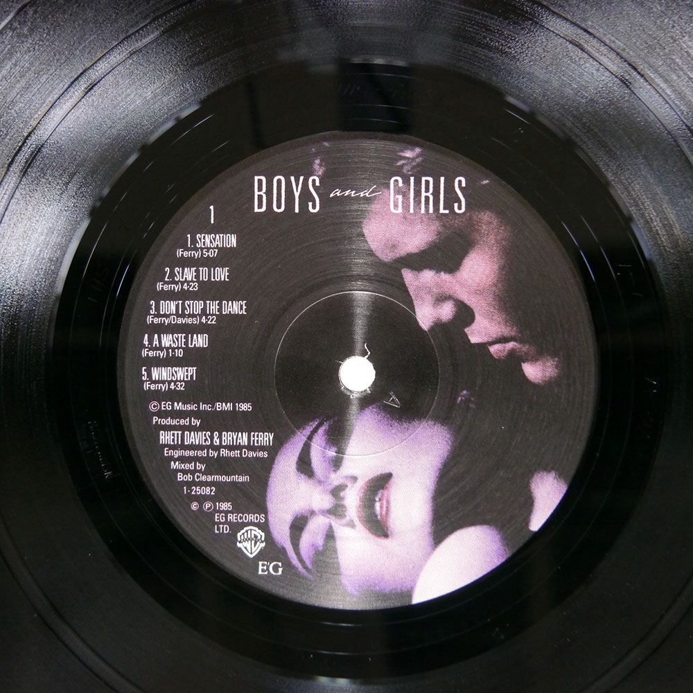 米 BRYAN FERRY/BOYS AND GIRLS/WARNER BROS. 9250821 LP_画像2