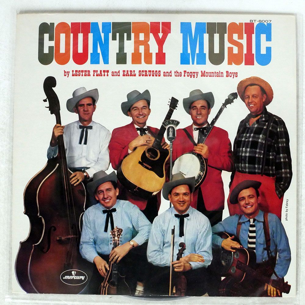 LESTER FLATT, EARL SCRUGGS & FOGGY MOUNTAIN BOYS/COUNTRY MUSIC/MERCURY BT8007 LPの画像1