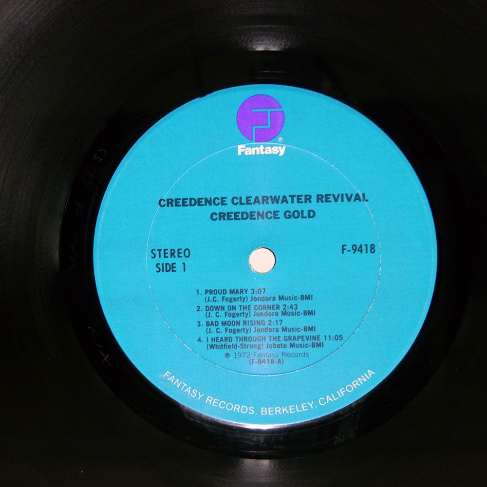 米 CREEDENCE CLEARWATER REVIVAL/CREEDENCE GOLD/FANTASY F9418 LP_画像2