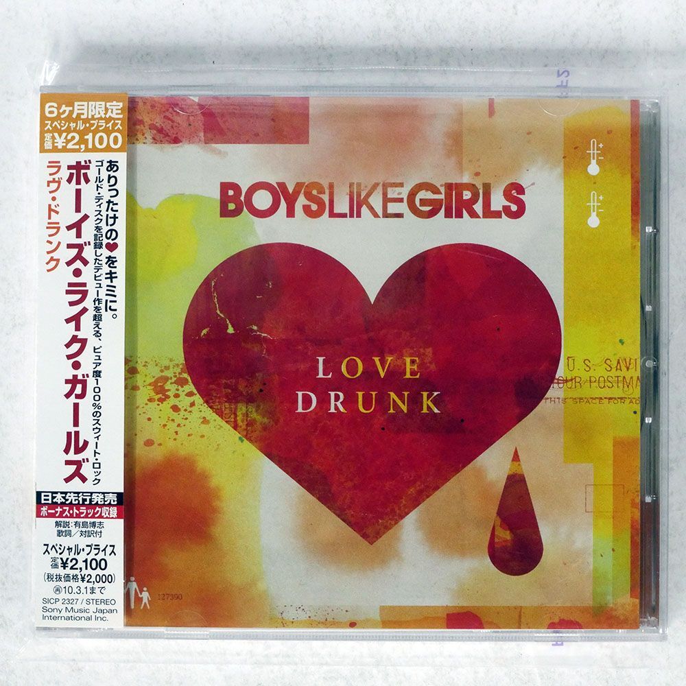 BOYS LIKE GIRLS/LOVE DRUNK/SONY RECORDS INT’L SICP2327 CD □の画像1
