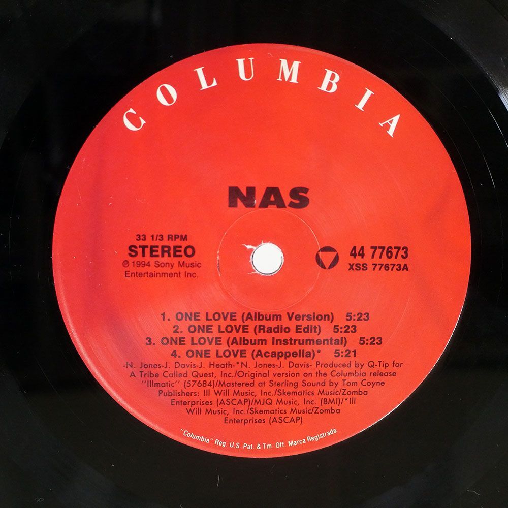 米 NAS/ONE LOVE/COLUMBIA 4477673 12_画像2