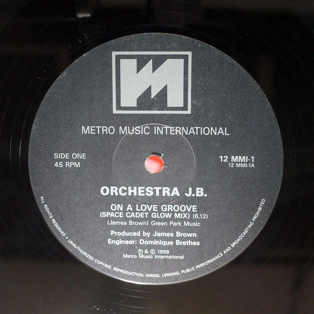 ORCHESTRA JB/ON A LOVE GROOVE/METRO MUSIC INTERNATIONAL 12MMI1 12の画像2