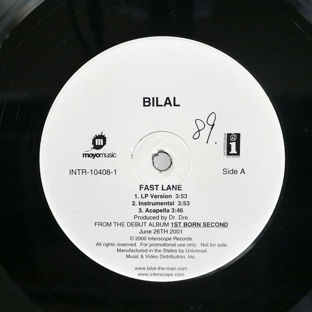 BILAL/FASTLANE/INTERSCOPE INTR104081 12の画像2