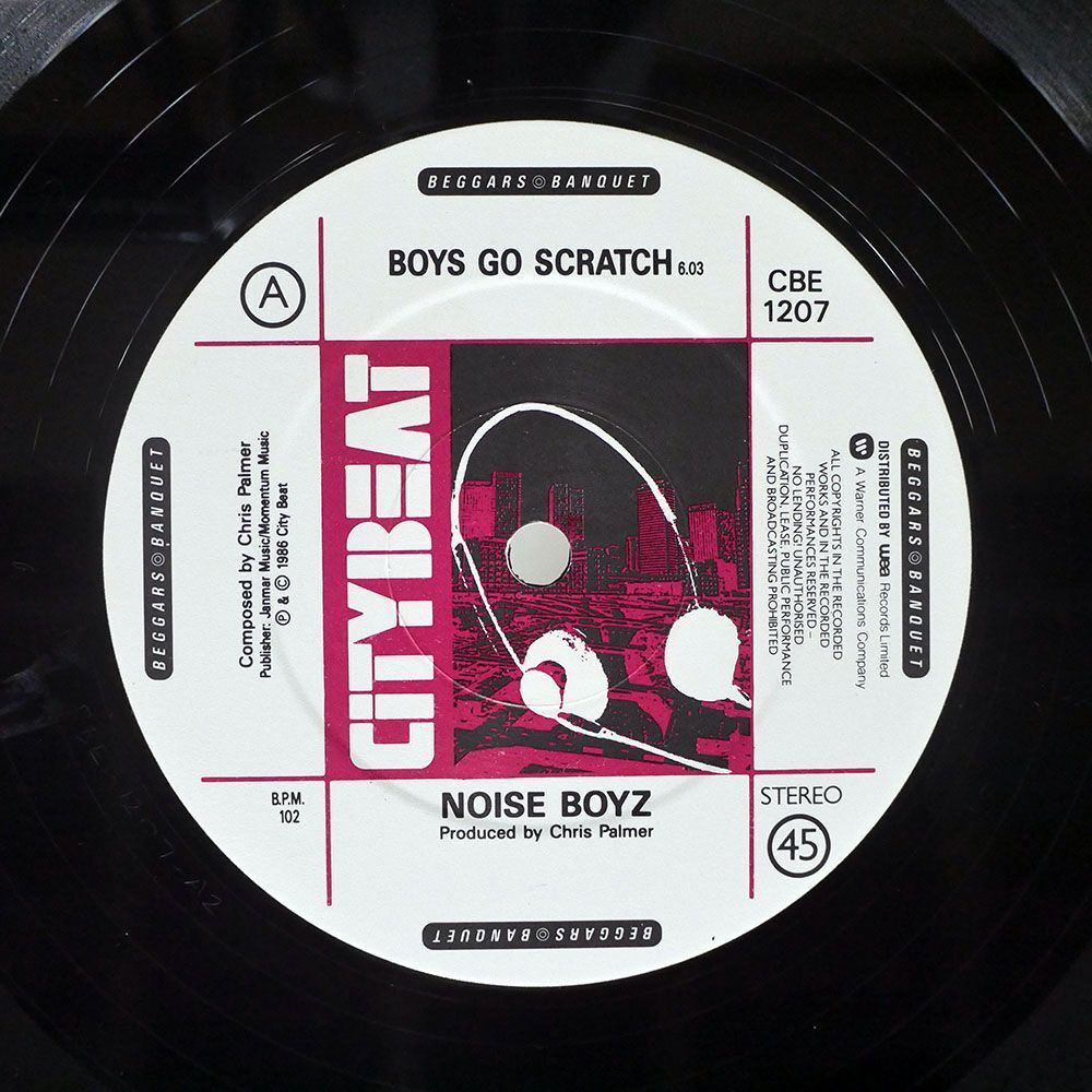 NOISE BOYZ/BOYS GO SCRATCH/CITYBEAT CBE1207 12_画像2