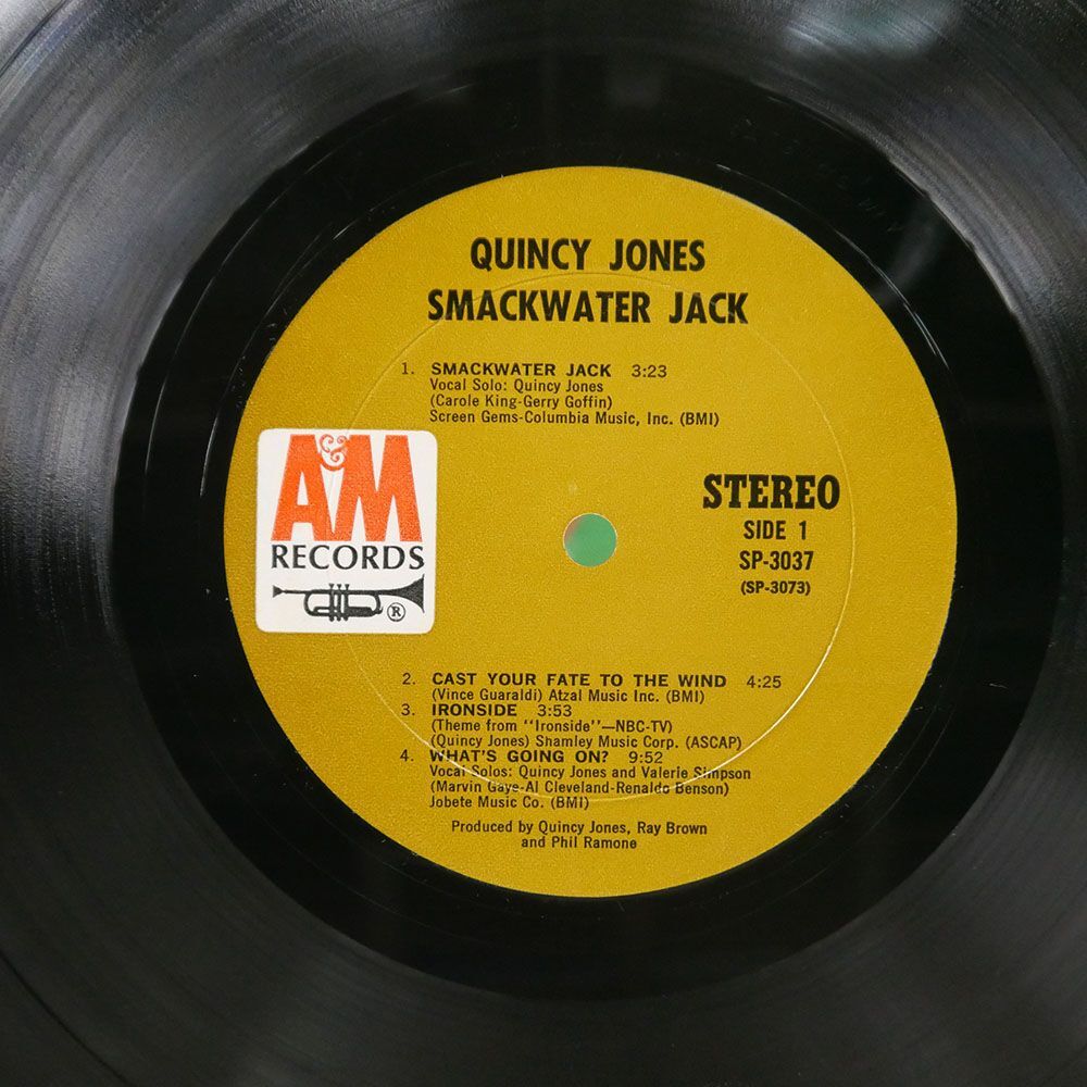 米 QUINCY JONES/SMACKWATER JACK/A&M SP3037 LP_画像2