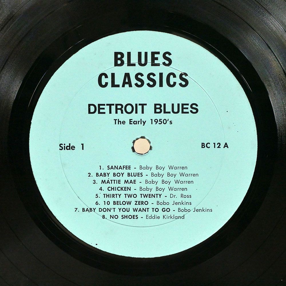 VA/DETROIT BLUES - THE EARLY 1950S/BLUES CLASSICS BC12 LPの画像2