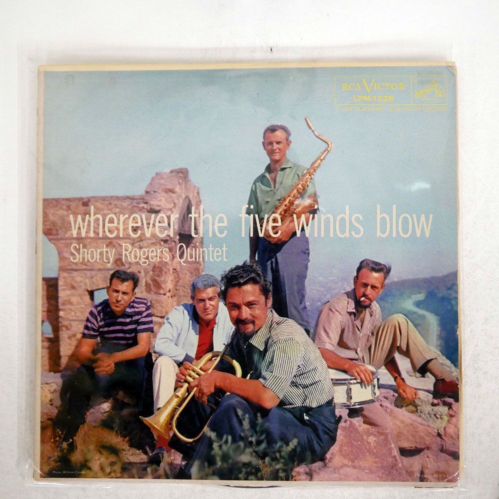 SHORTY ROGERS QUINTET/WHEREVER THE FIVE WINDS BLOW/RCA VICTOR LPM1326 LP_画像1