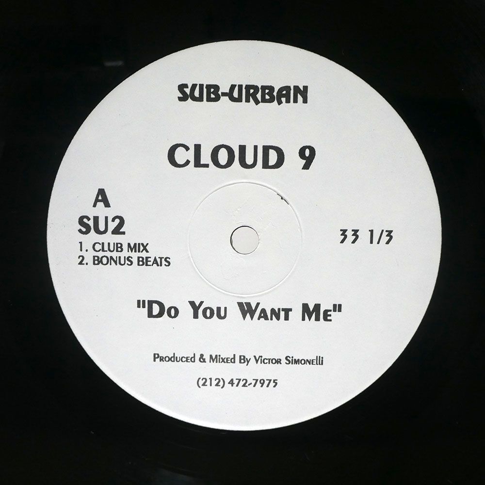 CLOUD 9/DO YOU WANT ME/SUBURBAN SU2 12_画像1